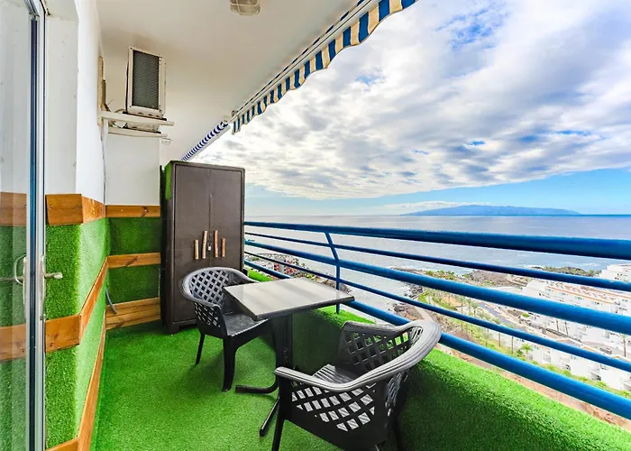 Elegant Beachfront With Balcony & Ocean View In Playa Paraiso Appartement Costa Adeje (Tenerife)
